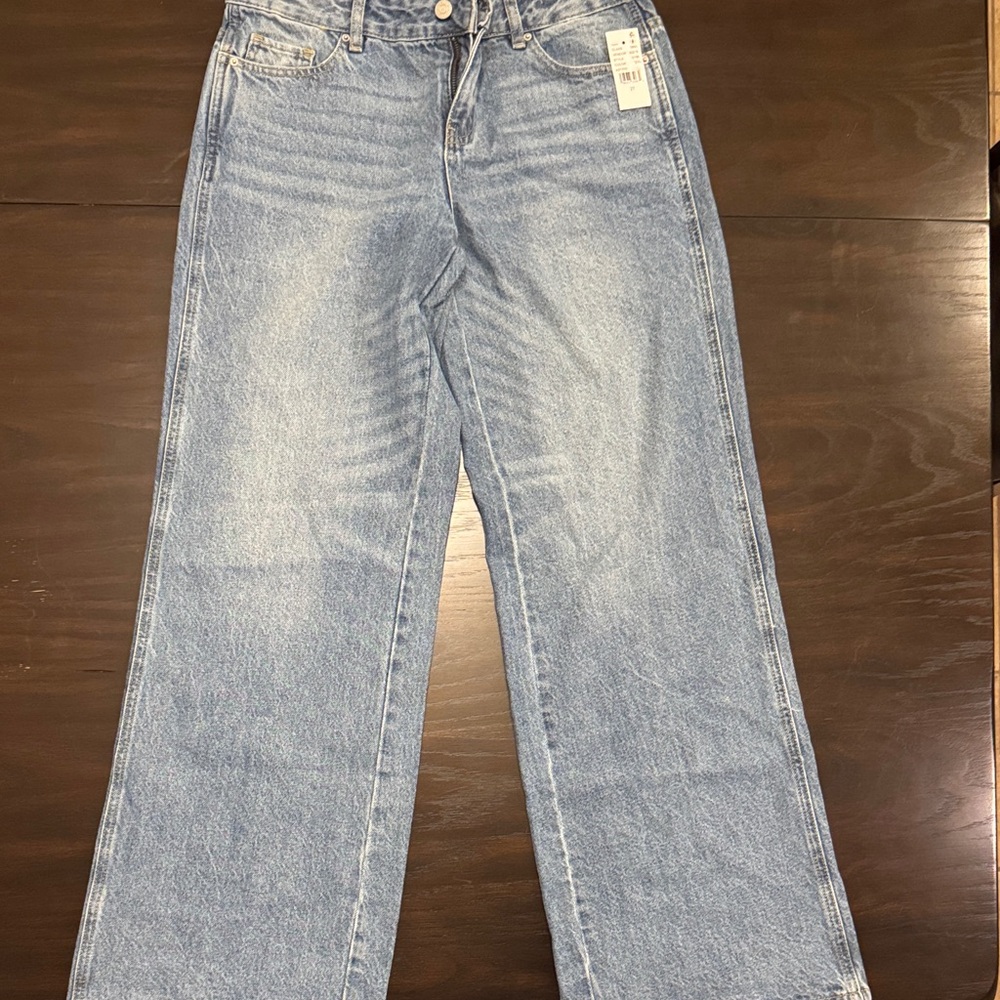 PacSun Light Blue Women's Wide Leg Jeans